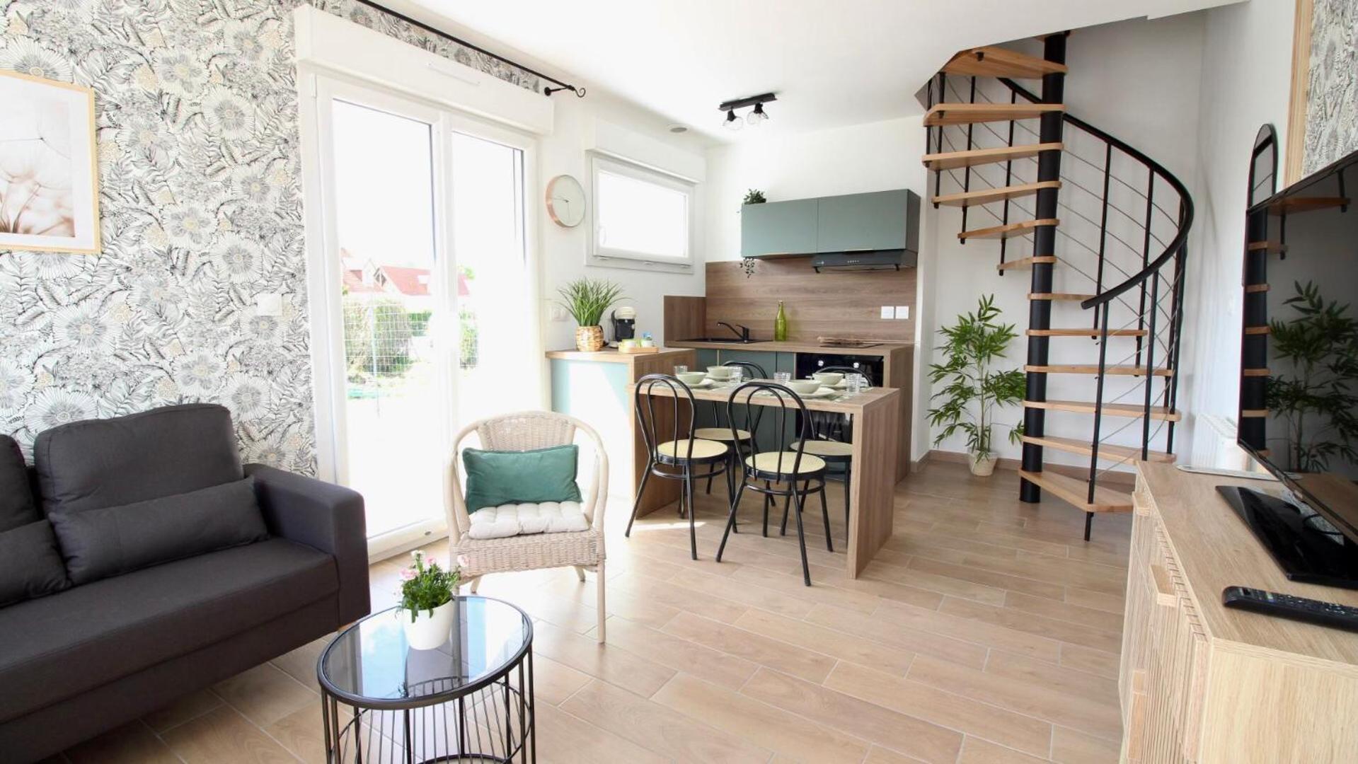 Joli Appartement En Duplex Neuf A Saint-Josse Ngoại thất bức ảnh